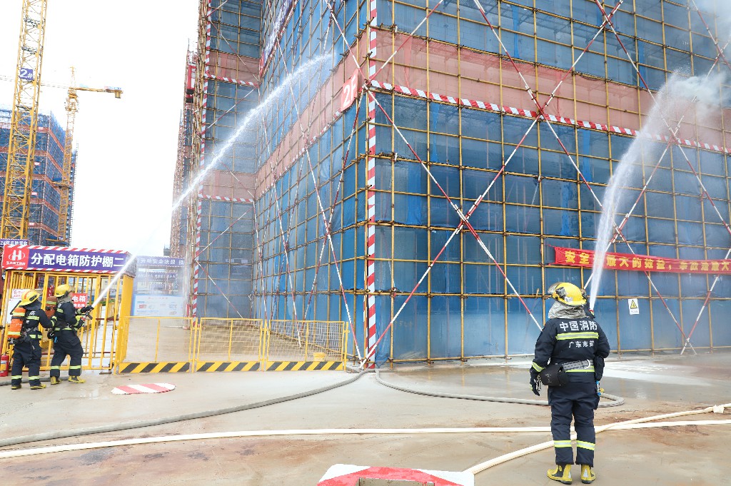 筑牢安全防线 锤炼应急能力丨桥头镇住建领域2025年综合应急演练在东莞建工集团三津食品增资扩产项目成功开展(图6)