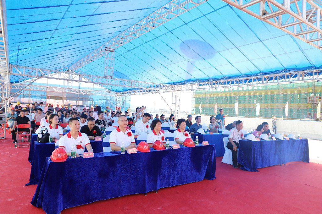 【集团动态】富士高电声科技电子产业园圆满封顶，携手共筑智造新未来(图10)