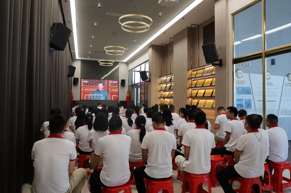 铭记历史 捍卫和平丨集团组织全体员工观看纪念中国人民抗日战争暨世界反法西斯战争胜利80周年大会(图3)